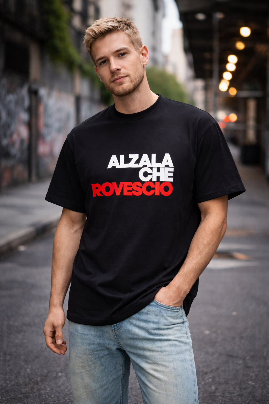 ALZALA CHE ROVESCIO | Boxy Tee Oversize