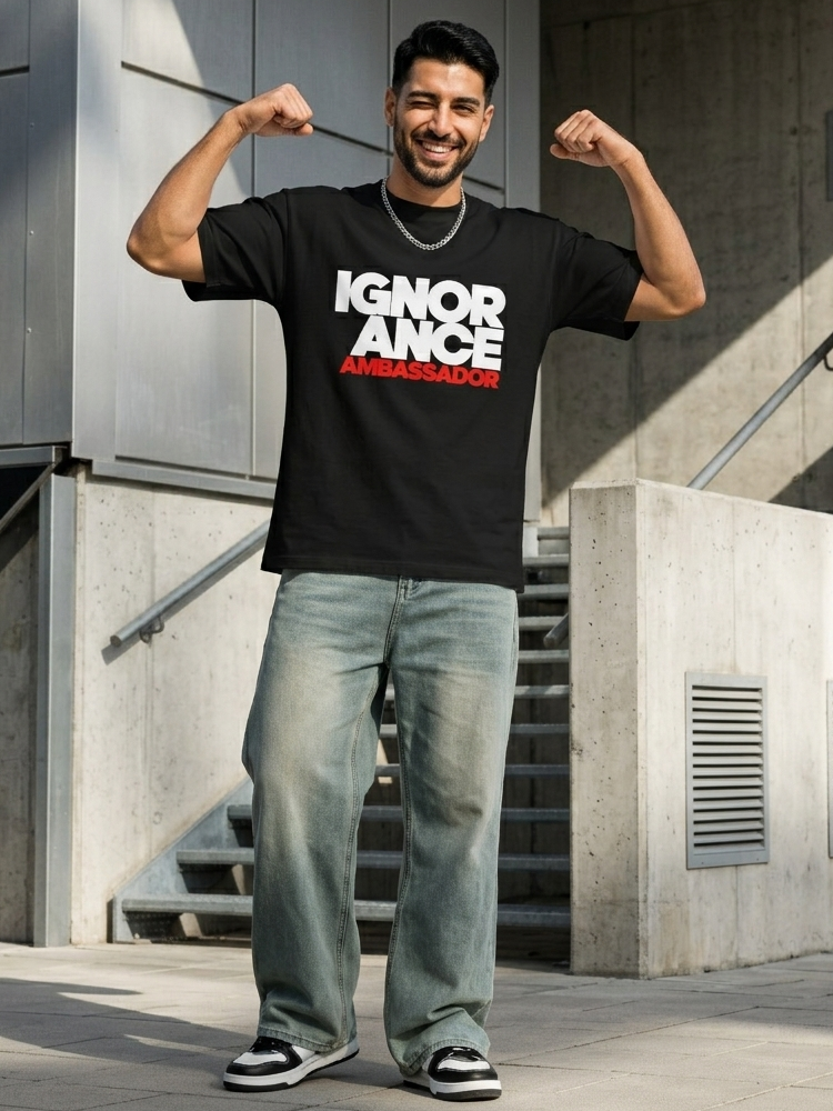 IGNORANCE AMBASSADOR | Boxy tee oversize