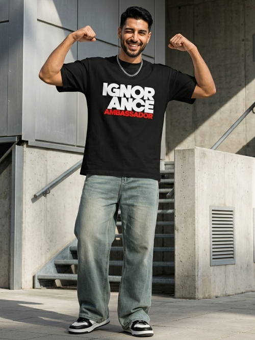IGNORANCE AMBASSADOR | Boxy tee oversize