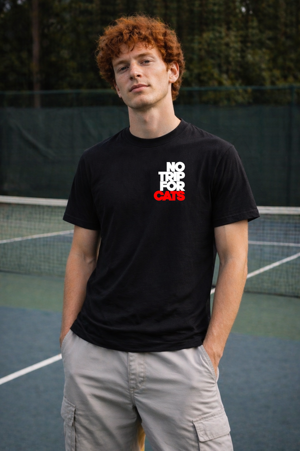 NO TRIP FOR CATS - pocket size | Boxy Tee Oversize